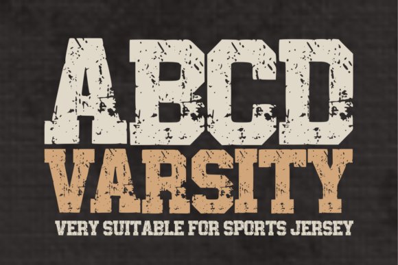 Abcd Varsity Typeface for Bold Branding