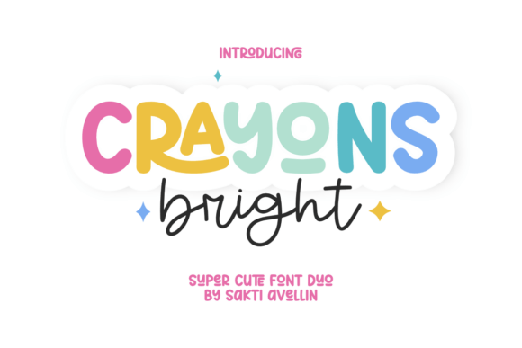 Crayons Bright: A Whimsical Font Pairing for Editors