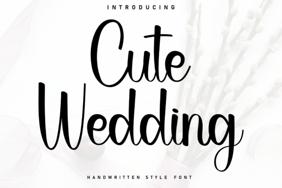 Cute Wedding Font for Digital Branding
