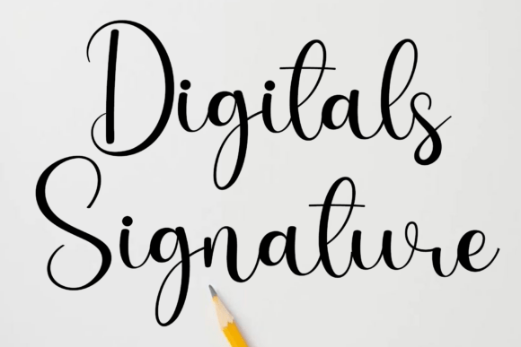 Digitals Signature: The Ultimate Handwritten Font for Branding