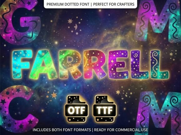 Farrell: The Perfect Decorative Font for Crafters