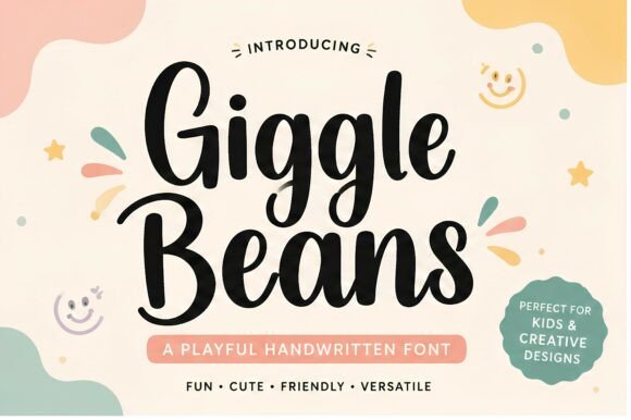 Giggle Beans: A Playful Script Handwritten Font for Creators