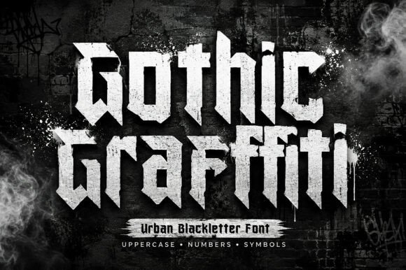 Gothic Graffiti: Bold Urban Blackletter for Web