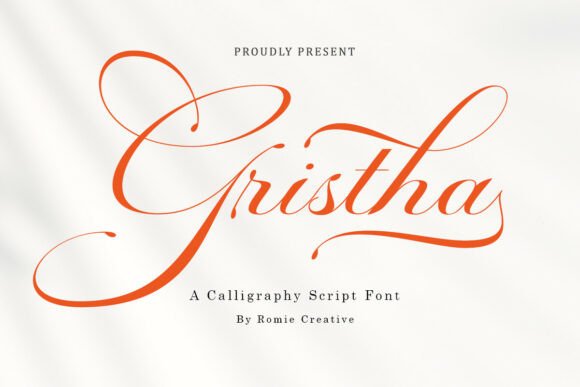 Gristha: A Luxury Script Font for Modern Campaigns