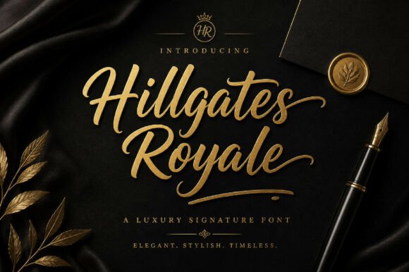 Hillgates Royale Font for Elegant Business Branding