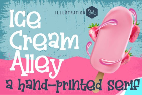 Ice Cream Alley Family: A Rustic Handwritten Font Review