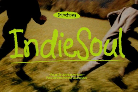 Indiesoul: A Raw Brush Typeface for Bold Brands