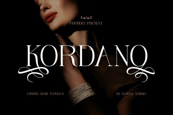 Kordano Serif Font for Luxury Branding