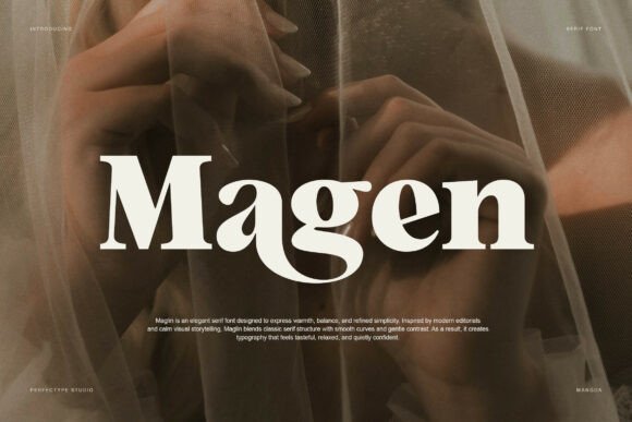 Magen Serif Font for Handmade Branding