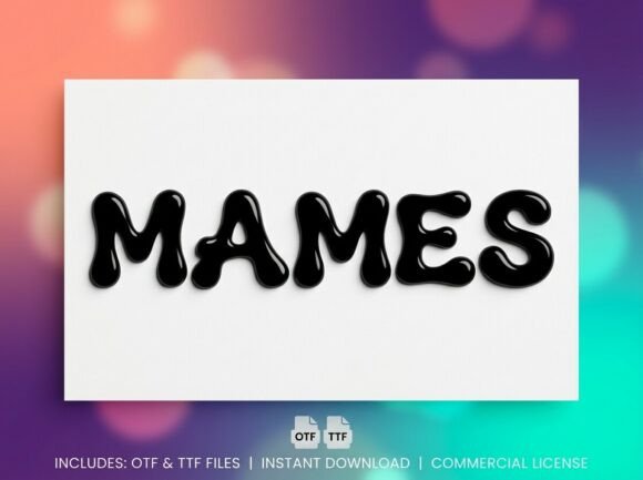 Mames: A Distinctive Display Font for Editorial Design