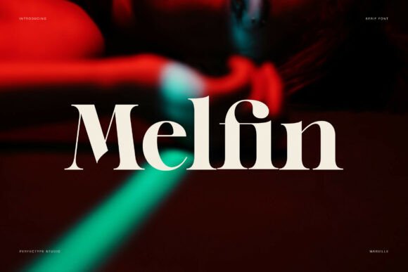 Melfin: A Modern Serif Font for Elegant Branding