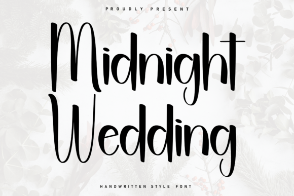 Midnight Wedding Font for Bold Campaign Design