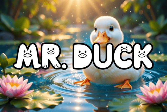 Mr. Duck: The Playful Display Font for Bold Campaigns
