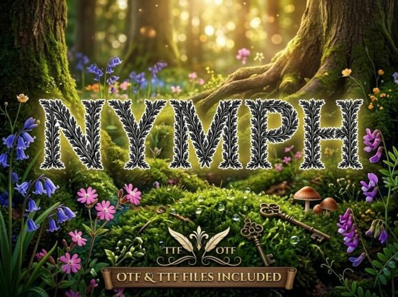 Nymph Typeface for Elegant Brand Design