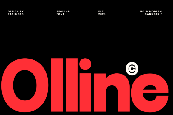 Olline: A Bold Sans Serif Font for Campaigns