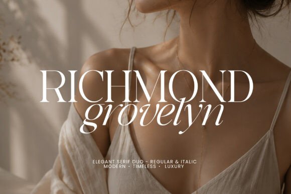 Richmond Grovelyn: A Serif Typeface for Luxury Branding