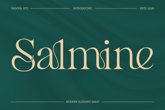 Salmine: A Premium Serif for Luxury Branding