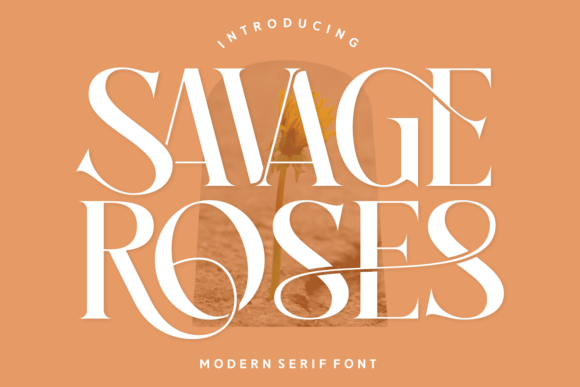Savage Roses Serif Font for Handmade Brands