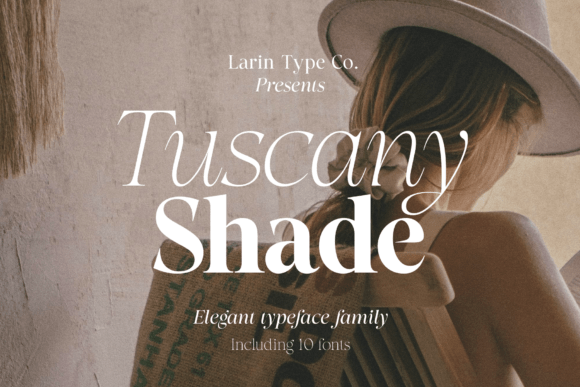 Tuscany Shade Serif Font for Crafters