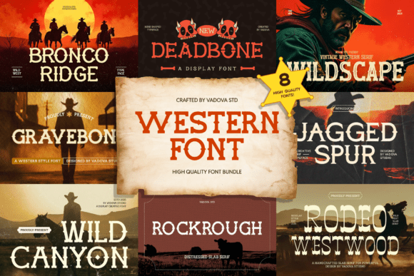 Western Bundle Typeface for Bold Branding